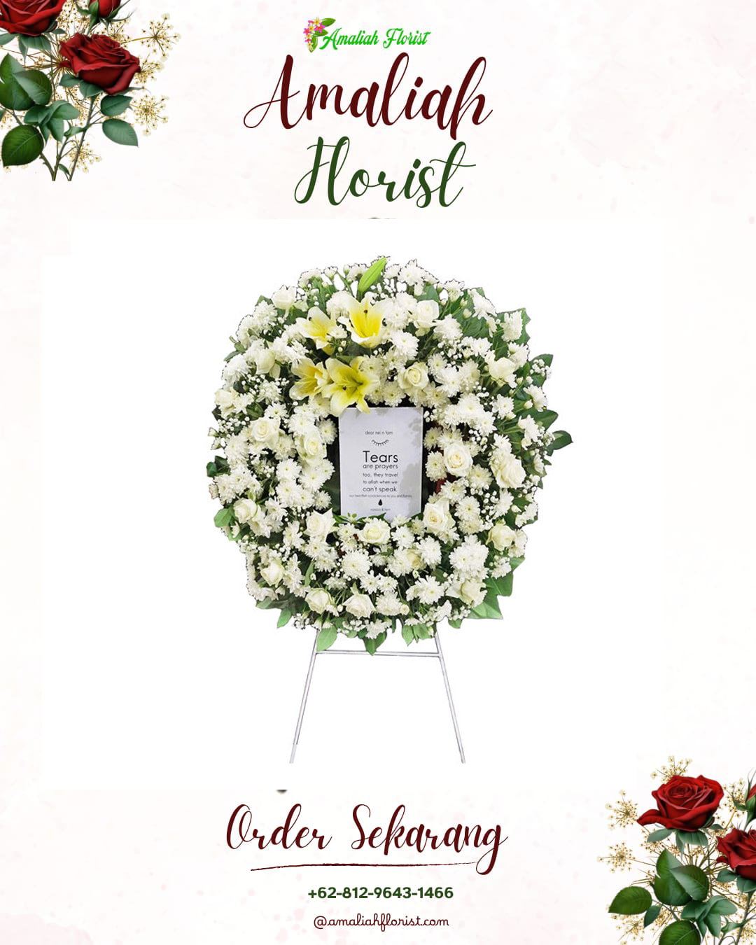 Krans Bunga Duka Pujon