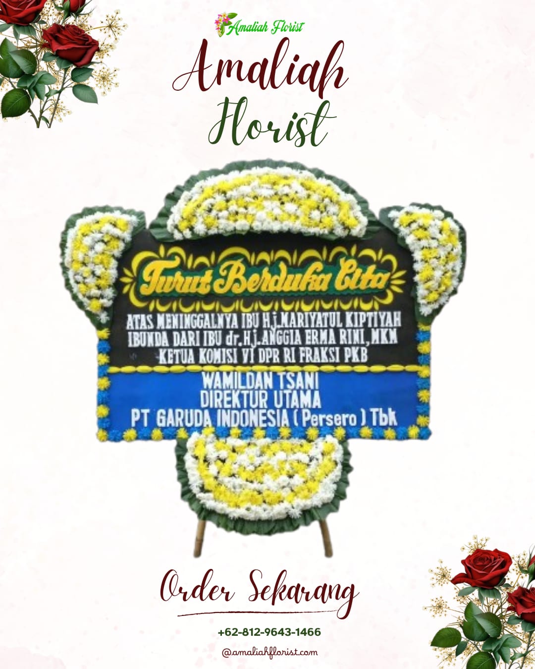 Papan Bunga Duka Pujon